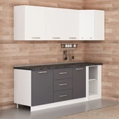 Minar 225Cm Köşe Mtfk Dlp Byz Antr K225-A3 thumbnail 1