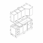 Minar 190Cm Köşe Mtfk Dlp Byz Dore K190-D2 thumbnail 8