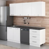 Minar 220 Cm Mutfak Dolabı Beyaz 220-B12 thumbnail 5