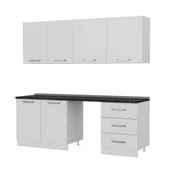 Minar 220 Cm Mutfak Dolabı Beyaz 220-B12 thumbnail 6