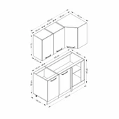 Minar 150Cm Köşe Mtfk Dlp Byz Dore K150-D1 thumbnail 8