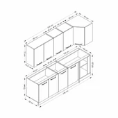 Minar 240Cm Köşe Mtfk Dlp Byz Dore K240-D1 thumbnail 8