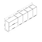Minar 280 Cm Mutfak Dlb Byz 280-B1-Üst thumbnail 8