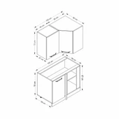 Minar 105Cm Köşe Mtfk Dlp Byz K105-B1 thumbnail 8