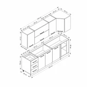 Minar 240Cm Köşe Mtfk Dlp Byz K240-B3 thumbnail 8