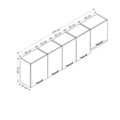 Minar 270 Cm Mutfak Dlb Byz 270-B4-Üst thumbnail 8