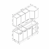 Minar 195Cm Köşe Mtfk Dlp Byz K195-B1 thumbnail 8