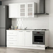 Minar 200Cm Mebran C Mutfak Dlp Beyaz 200-Mcb3 thumbnail 1