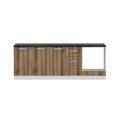 Minar 230 Cm Mutfak Dlb Byz Dore 230-D3-Alt thumbnail 5