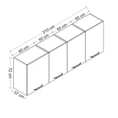 Minar 210 Cm Mutfak Dlb Byz 210-B1-Üst thumbnail 8