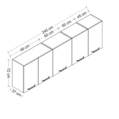 Minar 245 Cm Mutfak Dlb Byz 245-B1-Üst thumbnail 8