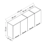 Minar 175 Cm Mutfak Dlb Byz 175-B1-Üst thumbnail 8