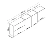 Minar 250 Cm Mutfak Dlb Byz 250-B7-Üst thumbnail 8