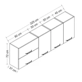 Minar 225 Cm Mutfak Dlb Byz 225-B1-Üst thumbnail 8