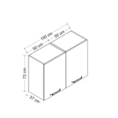 Minar 100 Cm Mutfak Dlb Byz 100-B2-Üst thumbnail 8