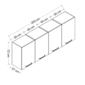 Minar 200 Cm Mutfak Dlb Byz 200-B2-Üst thumbnail 8