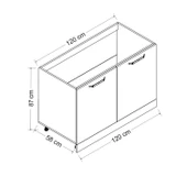 Minar 120 Cm Mutfak Dlb Byz 120-B1-Alt thumbnail 8