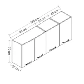Minar 185 Cm Mutfak Dlb Byz 185-B1-Üst thumbnail 8