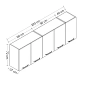 Minar 220 Cm Mutfak Dlb Byz 220-B3-Üst - 8