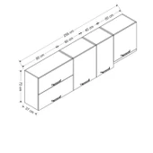 Minar 255 Cm Mutfak Dlb Byz 255-B7-Üst thumbnail 8