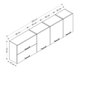 Minar 255 Cm Mutfak Dlb Byz 255-B2-Üst - 8