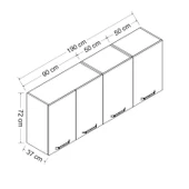 Minar 190 Cm Mutfak Dlb Byz 190-B1-Üst - 8