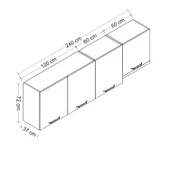 Minar 240 Cm Mutfak Dlb Byz 240-B8-Üst thumbnail 8