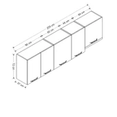 Minar 255 Cm Mutfak Dlb Byz 255-B5-Üst - 8