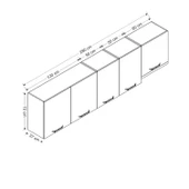 Minar 280 Cm Mutfak Dlb Byz 280-B4-Üst thumbnail 8