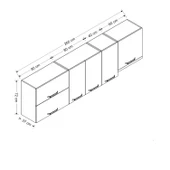 Minar 260 Cm Mutfak Dlb Byz 260-B5-Üst thumbnail 8