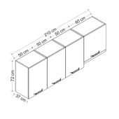 Minar 210 Cm Mutfak Dlb Byz 210-B7-Üst thumbnail 8