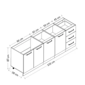 Minar 235 Cm Mutfak Dlb Byz 235-B2-Alt thumbnail 8