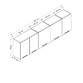 Minar 255 Cm Mutfak Dlb Byz 255-B1-Üst thumbnail 8