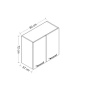Minar 80 Cm Mutfak Dlb Byz 80-B1-Üst - 8