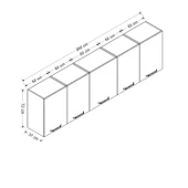 Minar 260 Cm Mutfak Dlb Byz 260-B2-Üst - 8