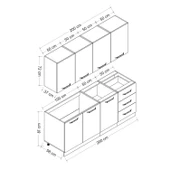 Minar 200 Cm Mutfak Dlb Byz 200-B2-Alt thumbnail 8