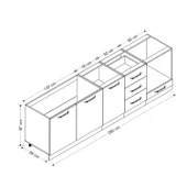 Minar 280 Cm Mutfak Dlb Byz 280-B3-Alt - 2