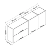 Minar 195 Cm Mutfak Dlb Byz 195-B2-Üst thumbnail 8