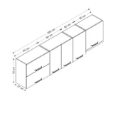 Minar 265 Cm Mutfak Dlb Byz 265-B8-Üst thumbnail 8