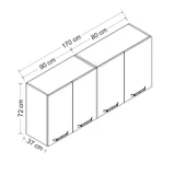 Minar 170 Cm Mutfak Dlb Byz 170-B2-Üst thumbnail 8
