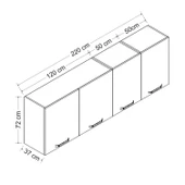 Minar 220 Cm Mutfak Dlb Byz 220-B1-Üst thumbnail 8