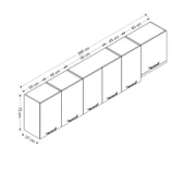 Minar 295 Cm Mutfak Dlb Byz 295-B4-Üst thumbnail 8