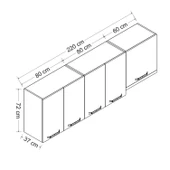 Minar 220 Cm Mutfak Dlb Byz 220-B5-Üst thumbnail 8