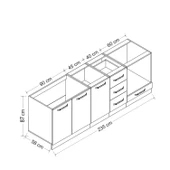 Minar 235 Cm Mutfak Dlb Byz 235-B3-Alt thumbnail 8