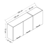 Minar 180 Cm Mutfak Dlb Byz 180-B1-Üst thumbnail 8