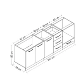 Minar 240 Cm Mutfak Dlb Byz Ant 240-A4-Alt thumbnail 8