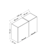 Minar 105 Cm Mutfak Dlb Byz 105-B1-Üst thumbnail 8