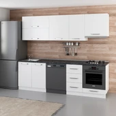 Minar 255 Cm Mutfak Dolabı Beyaz 255-B16 - 3