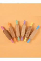 ChildGen Mini Ahşap Merdane-mavi - 1