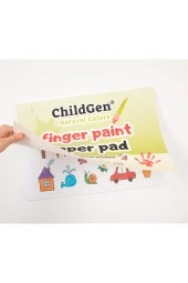 ChildGen Parmak Boya Resim Defteri - Finger Paper Pad - 1